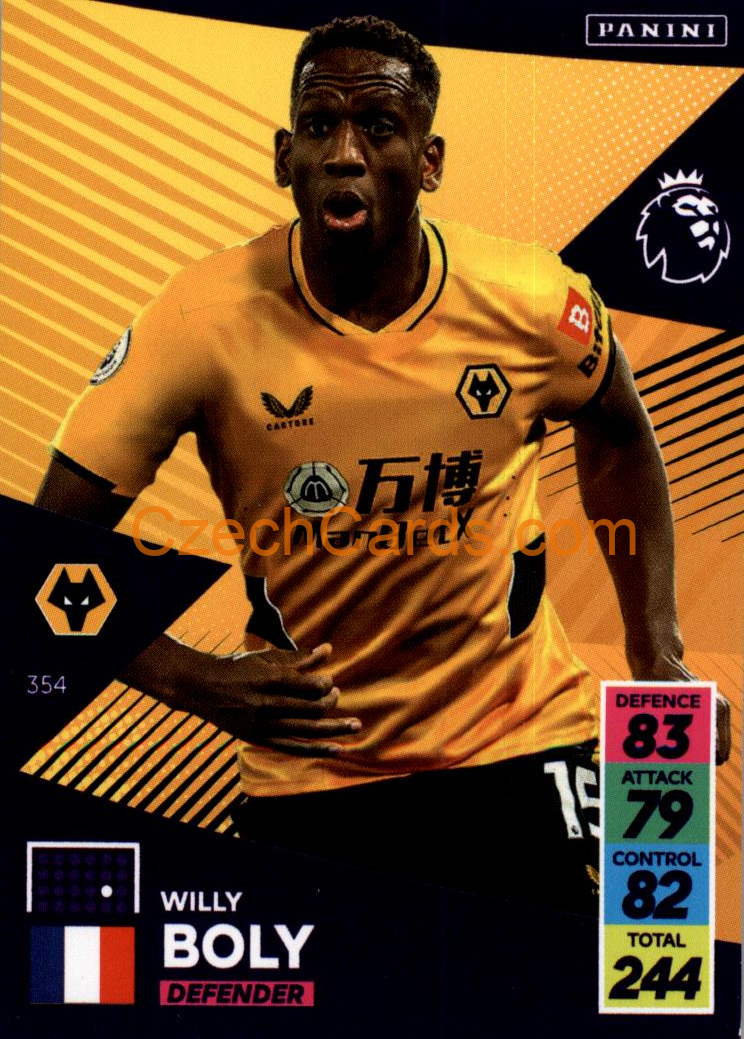 Willy Boly 2021/22 Panini Adrenalyn EPL #354