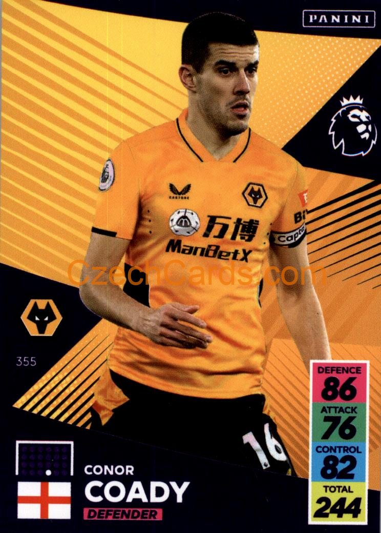 Conor Coady 2021/22 Panini Adrenalyn EPL #355