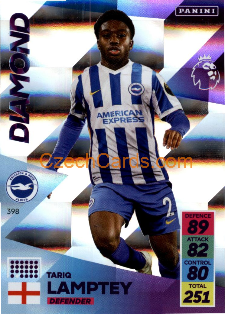 Tariq Lamptey 2021/22 Panini Adrenalyn EPL Diamond #398