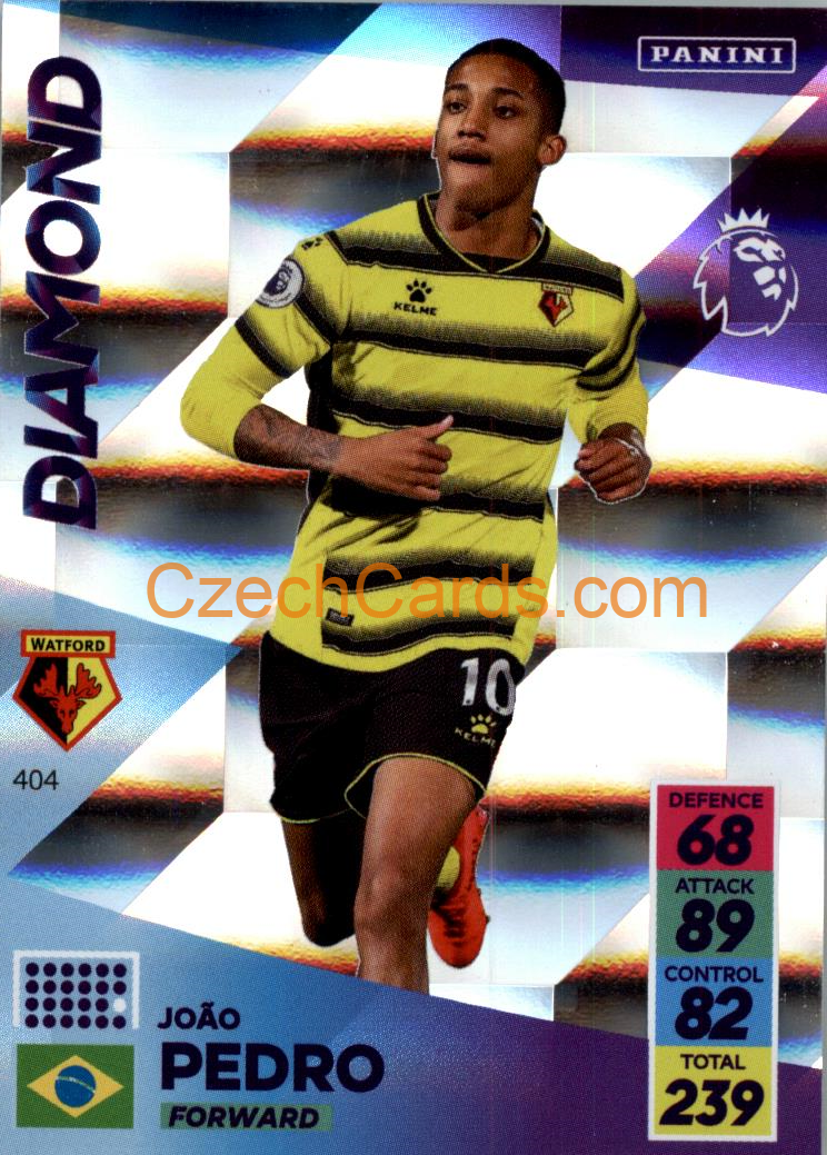 João Pedro 2021/22 Panini Adrenalyn EPL Diamond #404