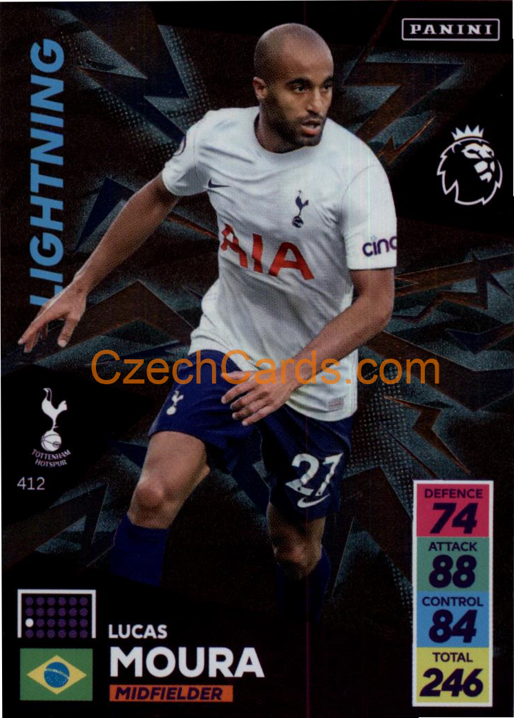 Lucas Moura 2021/22 Panini Adrenalyn EPL Lightning #412