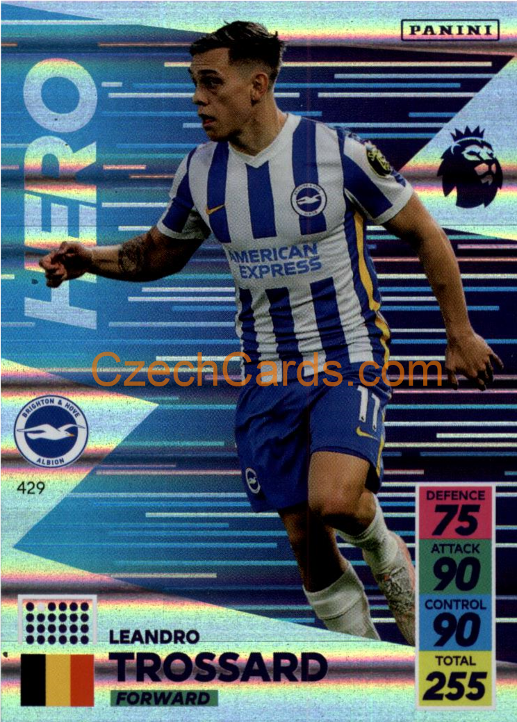 Leandro Trossard 2021/22 Panini Adrenalyn EPL Ice #429