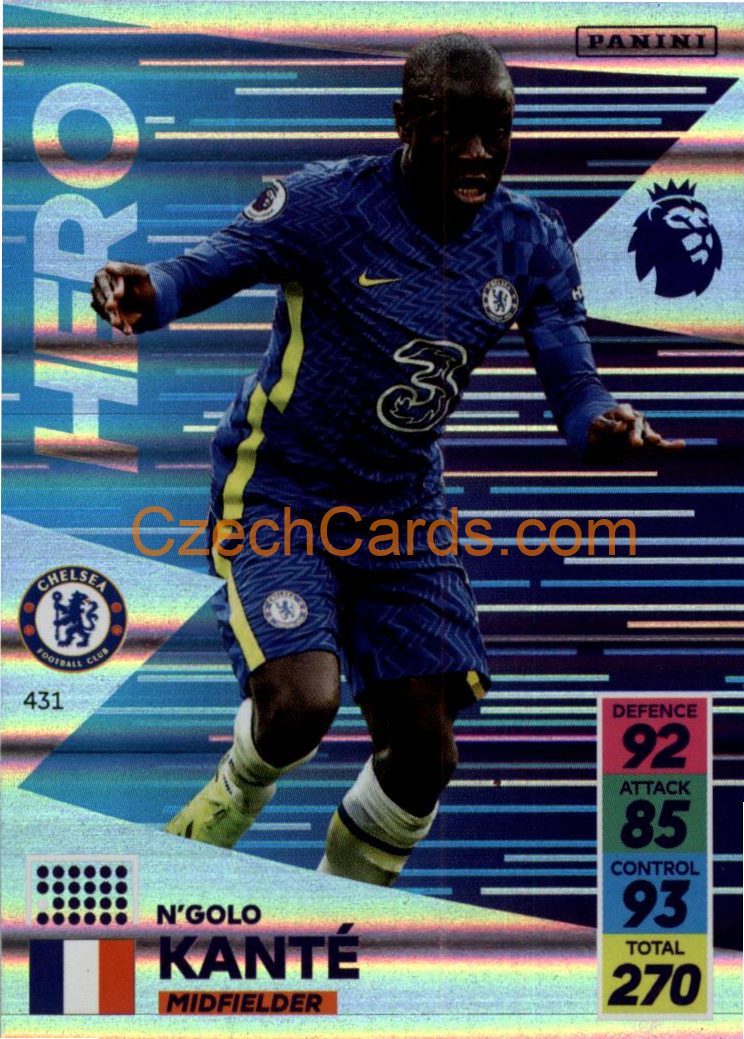 N'Golo Kanté 2021/22 Panini Adrenalyn EPL Ice #431