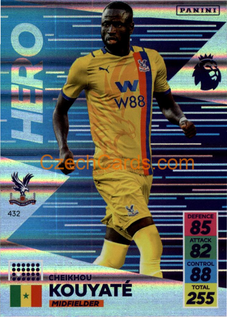 Cheikhou Kouyaté 2021/22 Panini Adrenalyn EPL Ice #432