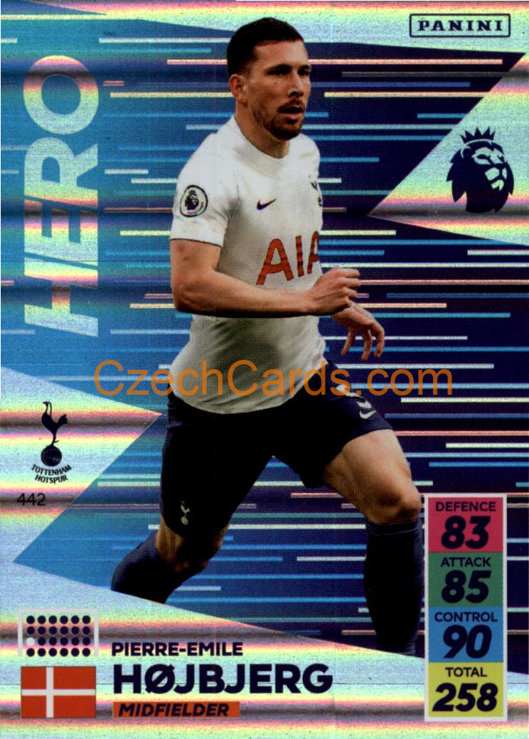 Pierre-Emile Hojbjerg 2021/22 Panini Adrenalyn EPL Ice #442