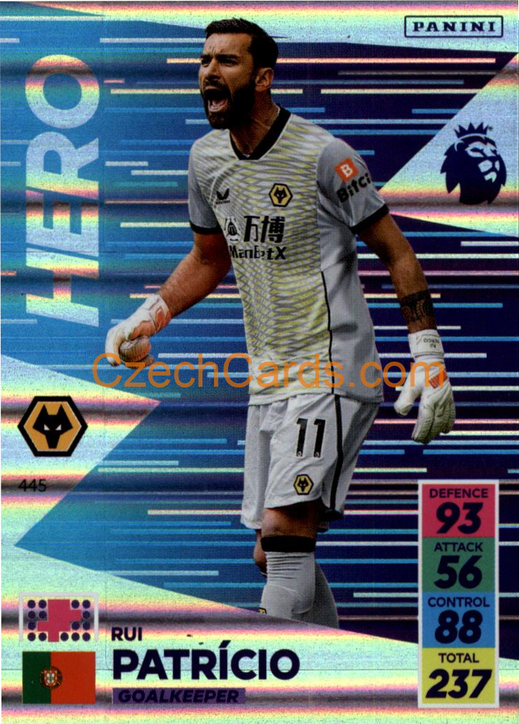 Rui Patrício 2021/22 Panini Adrenalyn EPL Ice #445