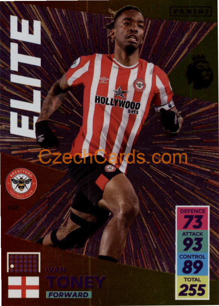 Ivan Toney 2021/22 Panini Adrenalyn EPL Elite #448