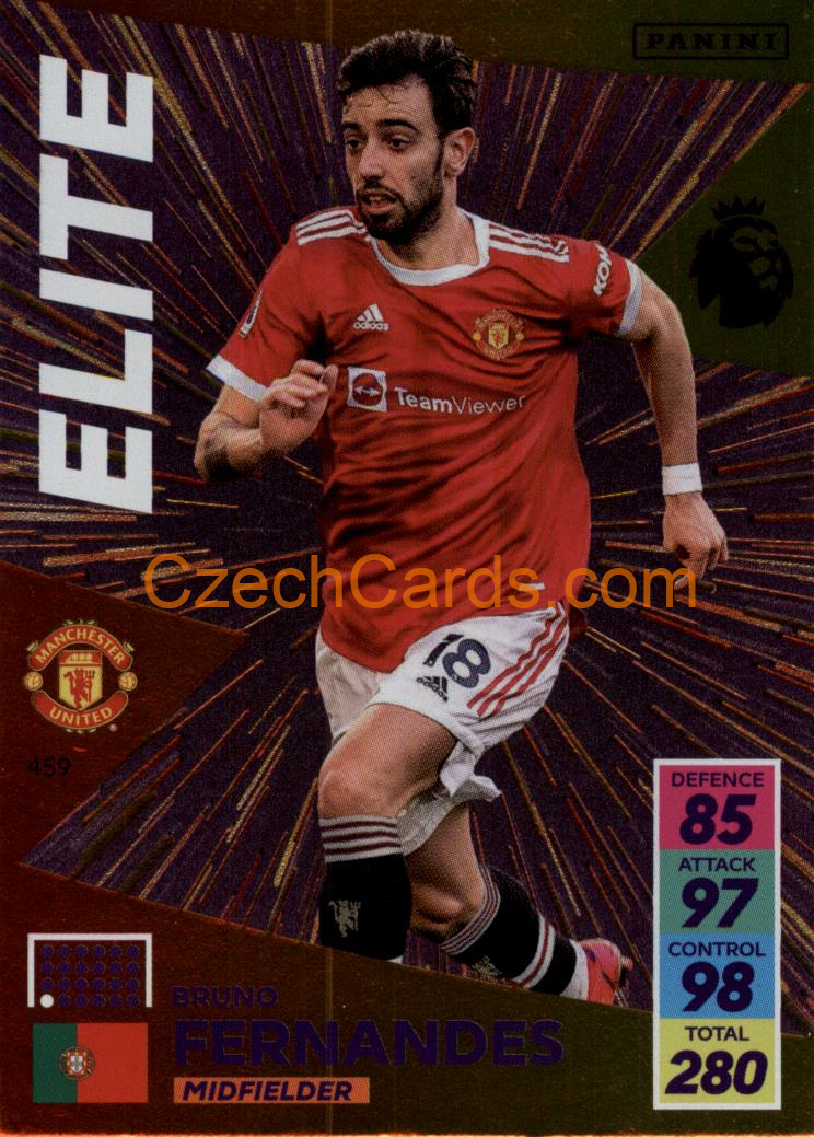 Bruno Fernandes 2021/22 Panini Adrenalyn EPL Elite #459
