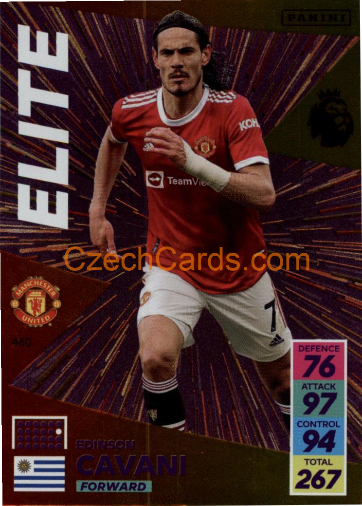 Edinson Cavani 2021/22 Panini Adrenalyn EPL Elite #460