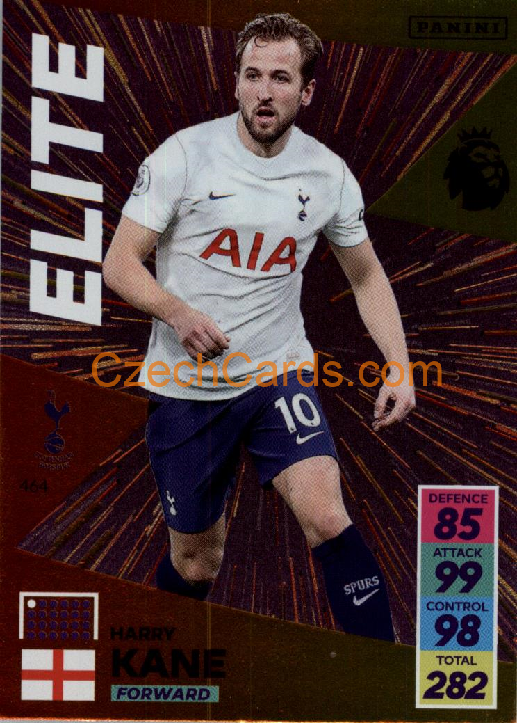 Harry Kane 2021/22 Panini Adrenalyn EPL Elite #464