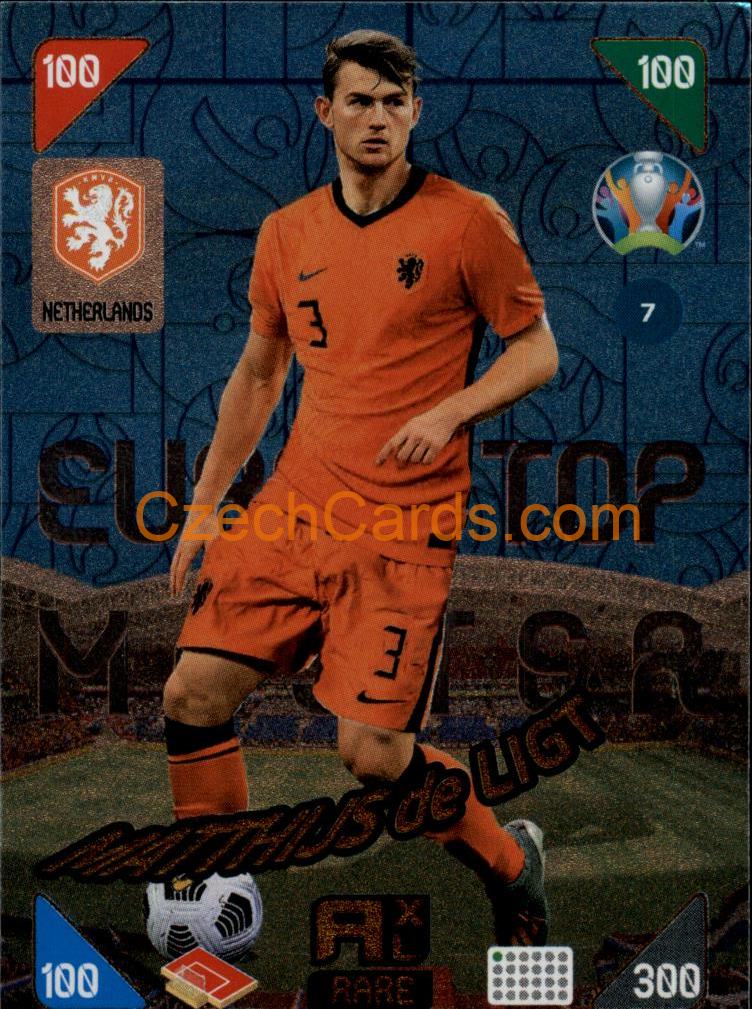 Matthijs de Ligt 2020 Panini EURO Adrenalyn Kick Off Top Master #7