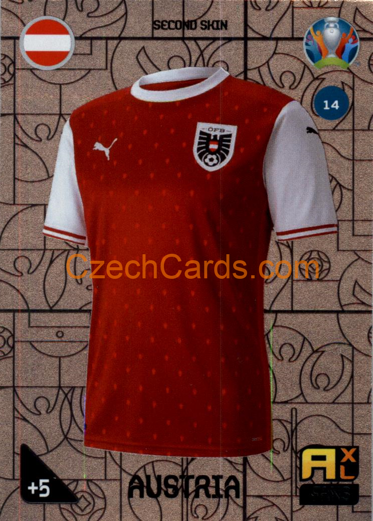 Second Skin 2020 Panini EURO Adrenalyn Kick Off #14