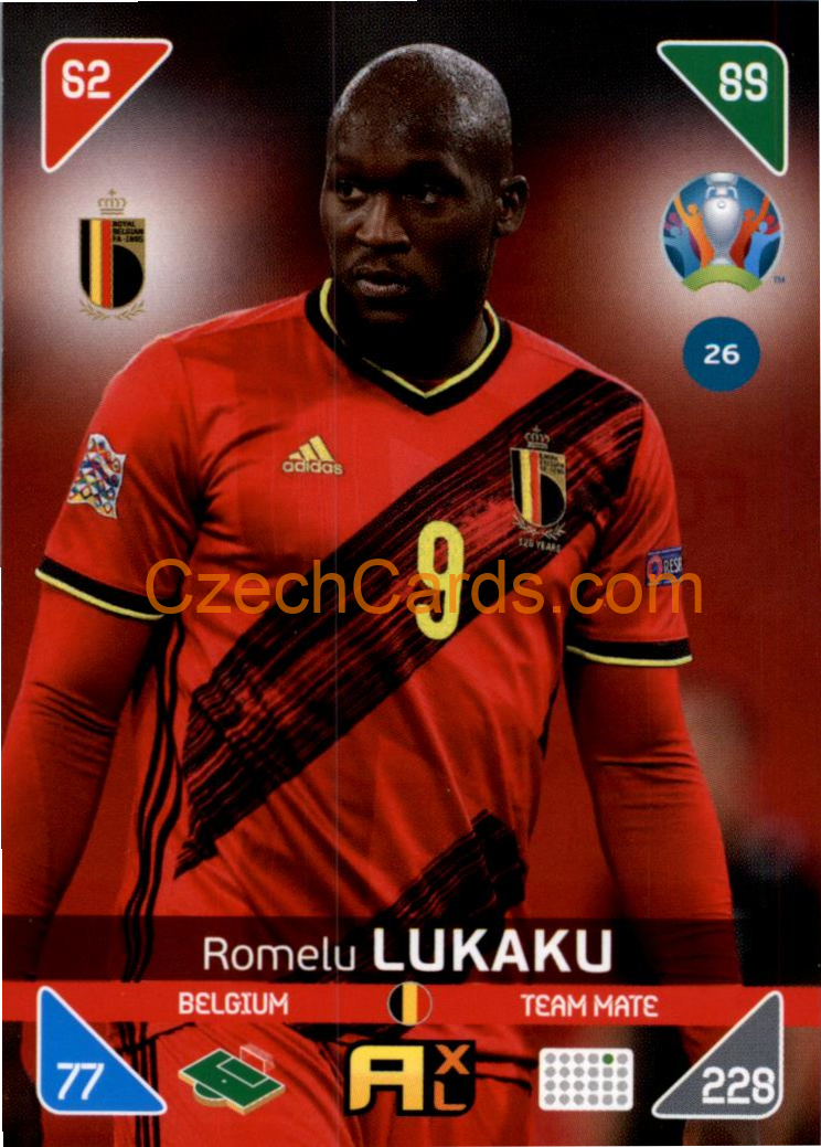 Romelu Lukaku 2020 Panini EURO Adrenalyn Kick Off #26