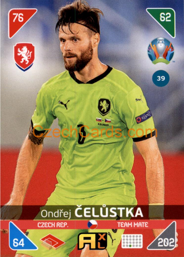 Ondřej Čelůstka 2020 Panini EURO Adrenalyn Kick Off #39