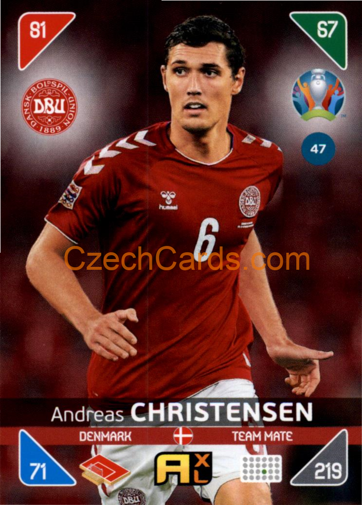 Andreas Christensen 2020 Panini EURO Adrenalyn Kick Off #47