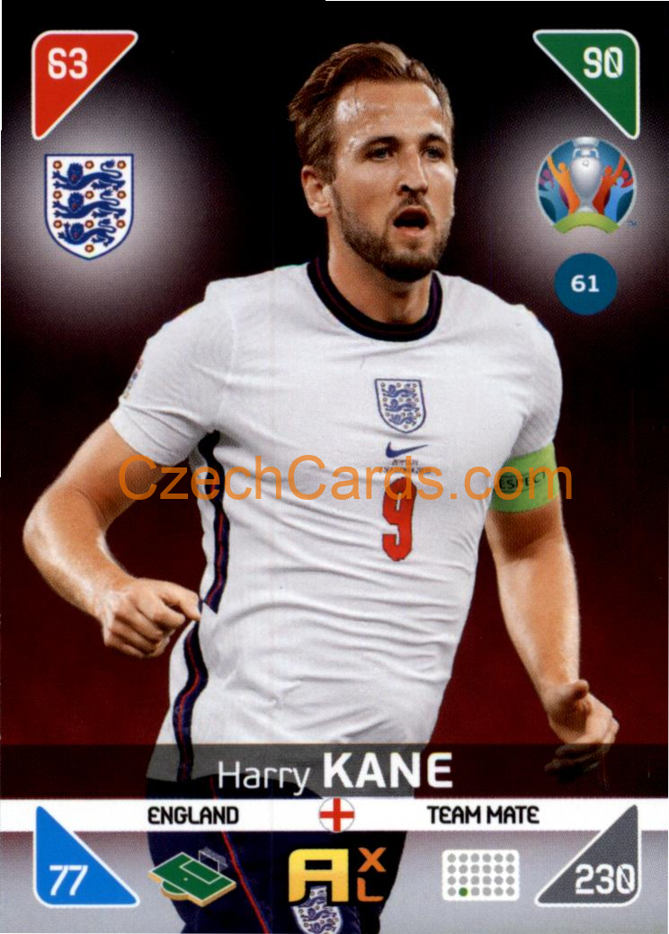 Harry Kane 2020 Panini EURO Adrenalyn Kick Off #61