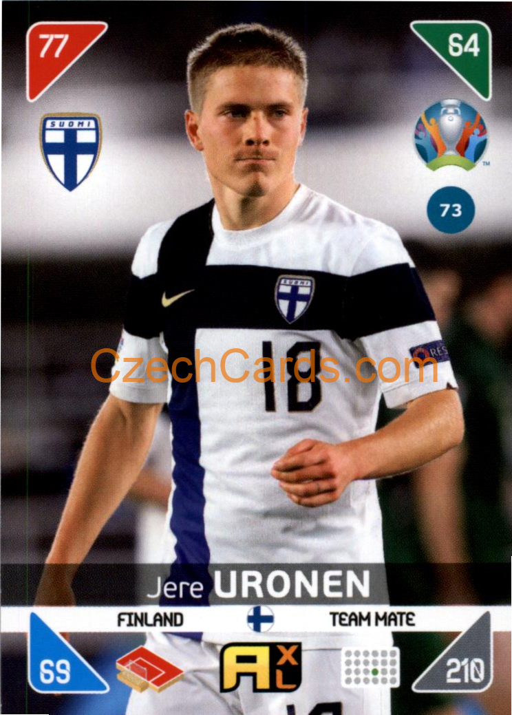 Jere Uronen 2020 Panini EURO Adrenalyn Kick Off #73