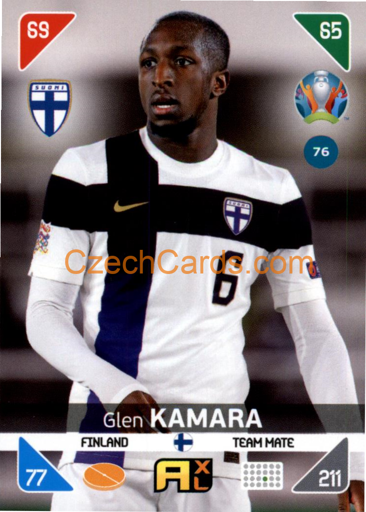 Glen Kamara 2020 Panini EURO Adrenalyn Kick Off #76