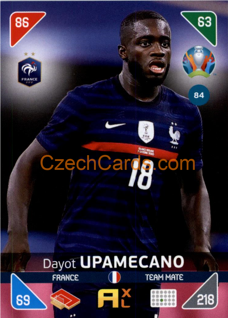 Dayot Upamecano 2020 Panini EURO Adrenalyn Kick Off #84