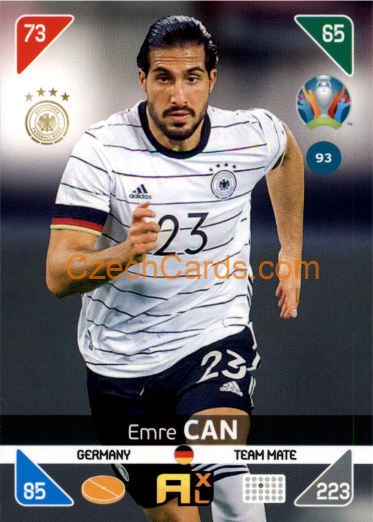 Emre Can 2020 Panini EURO Adrenalyn Kick Off #93