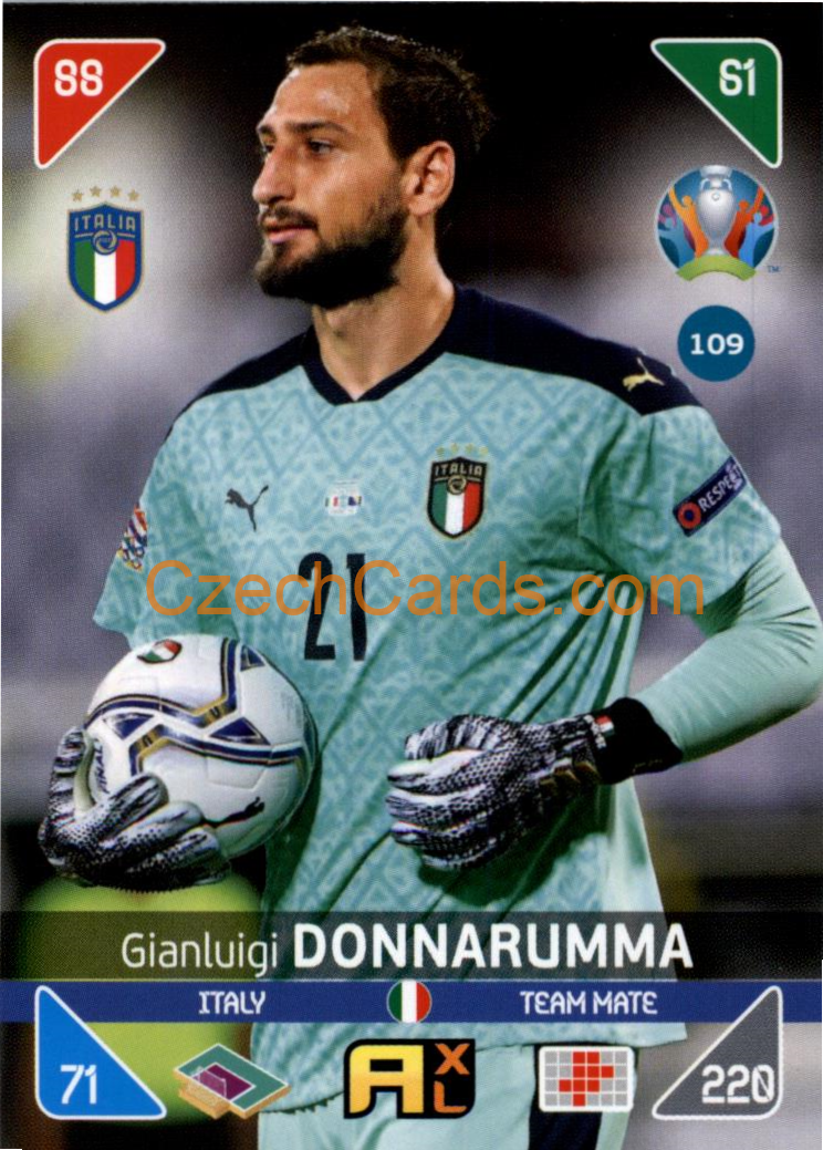 Gianluigi Donnarumma 2020 Panini EURO Adrenalyn Kick Off #109