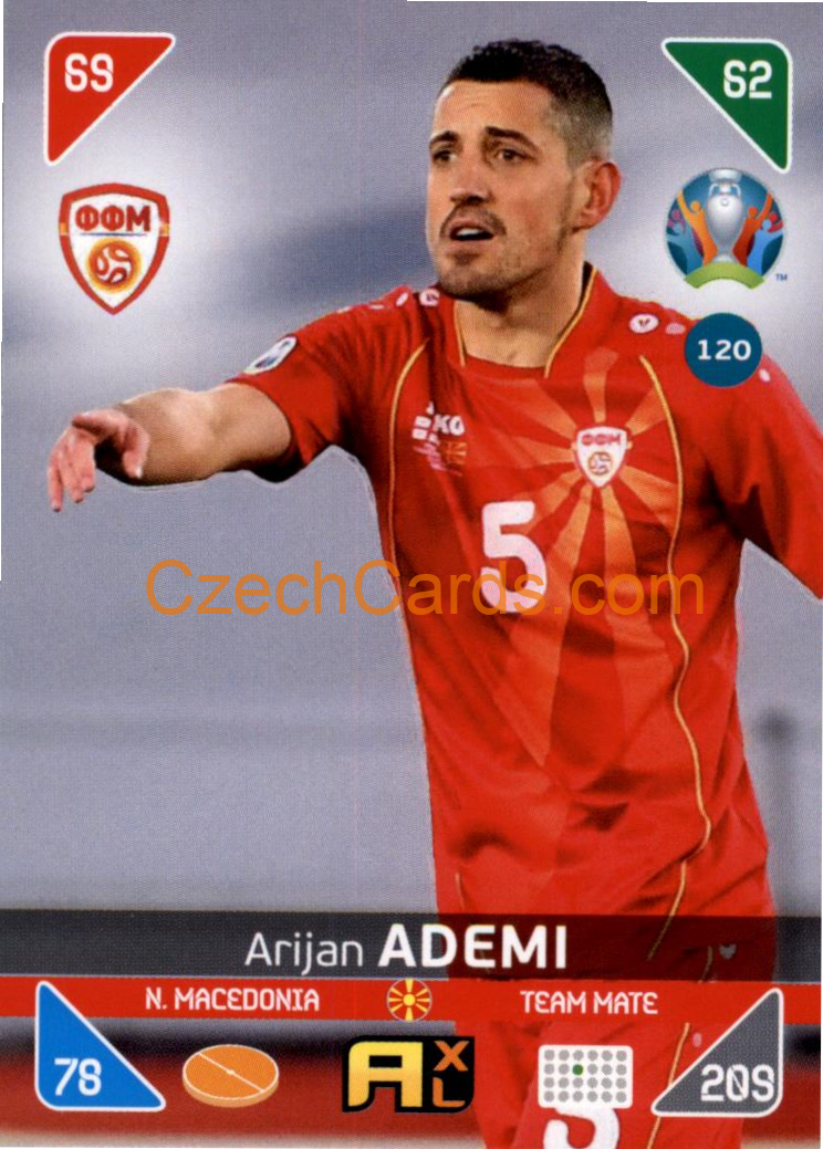 Arijan Ademi 2020 Panini EURO Adrenalyn Kick Off #120