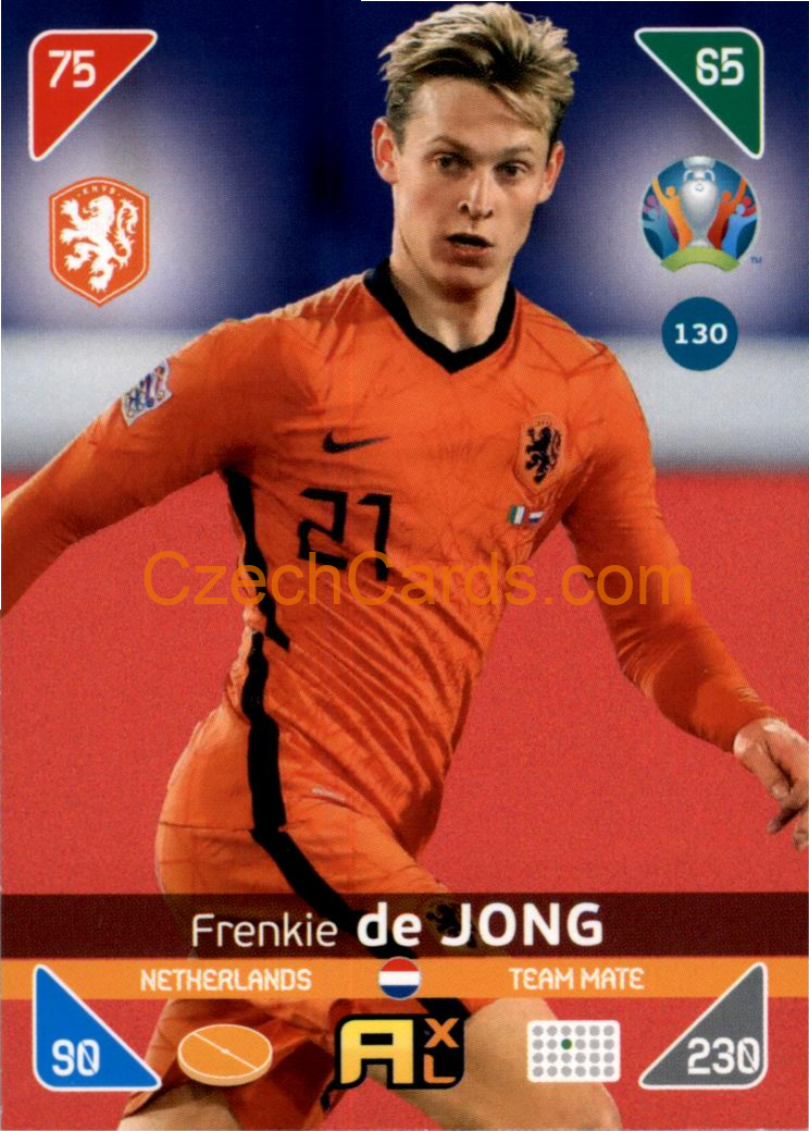 Frenkie de Jong 2020 Panini EURO Adrenalyn Kick Off #130