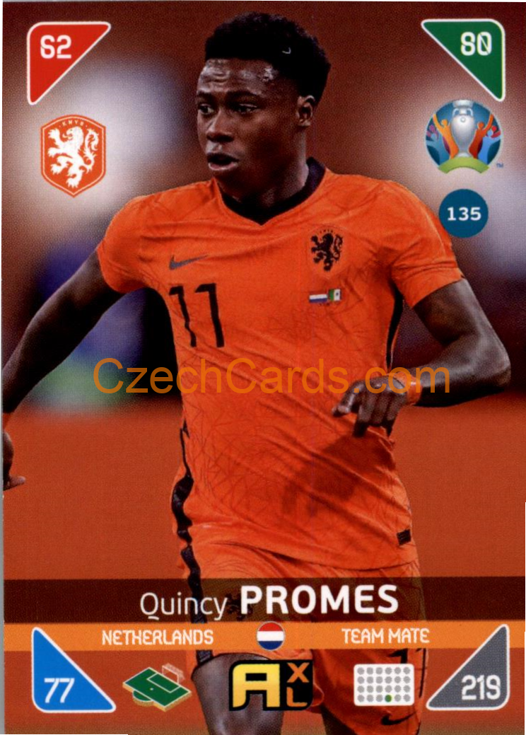 Quincy Promes 2020 Panini EURO Adrenalyn Kick Off #135