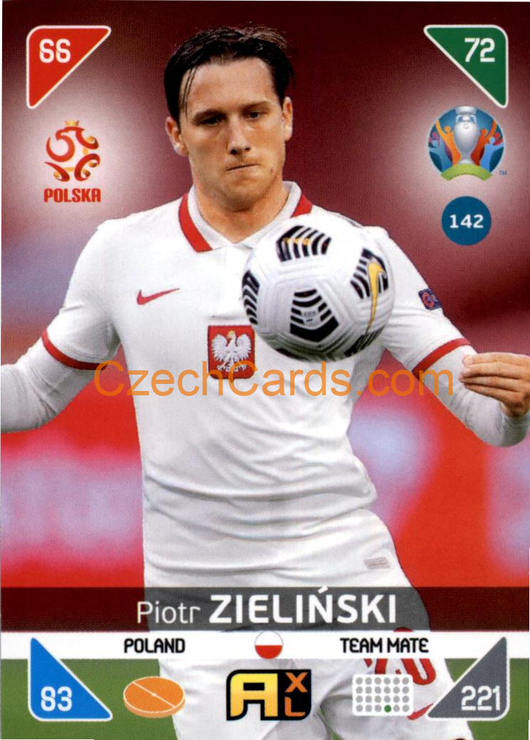 Piotr Zieliński 2020 Panini EURO Adrenalyn Kick Off #142