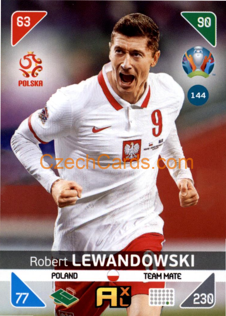Robert Lewandowski 2020 Panini EURO Adrenalyn Kick Off #144
