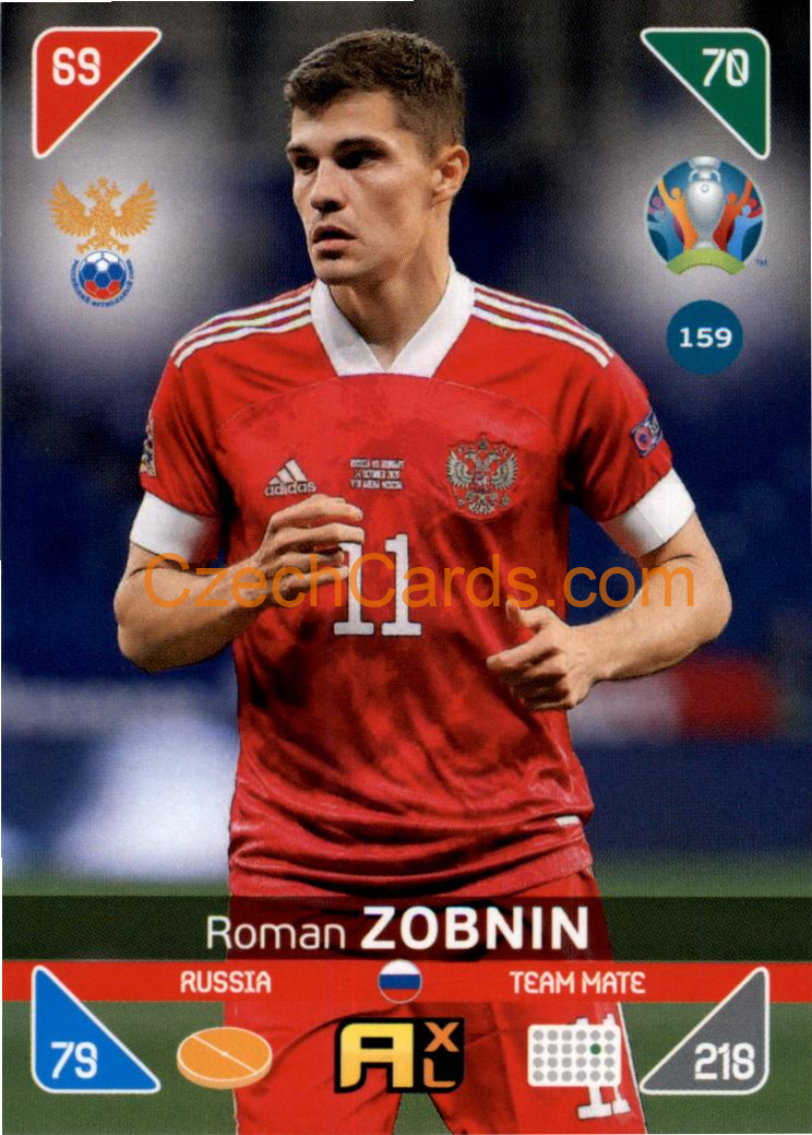 Roman Zobnin 2020 Panini EURO Adrenalyn Kick Off #159