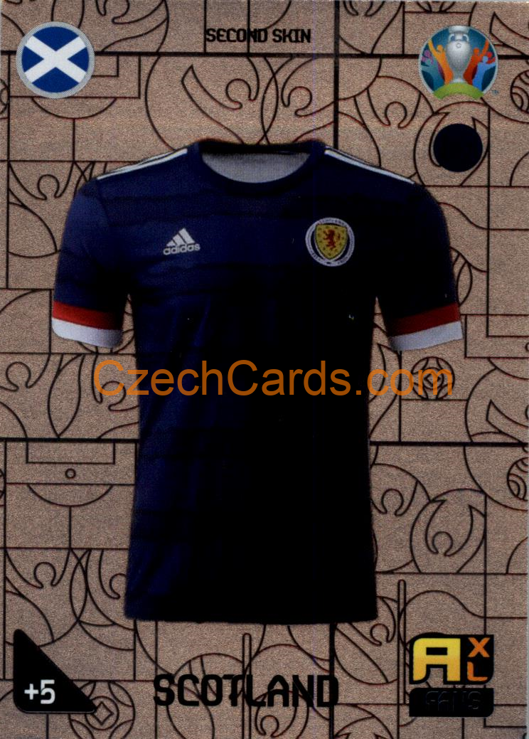 Second Skin (Scotland) 2020 Panini EURO Adrenalyn Kick Off #167