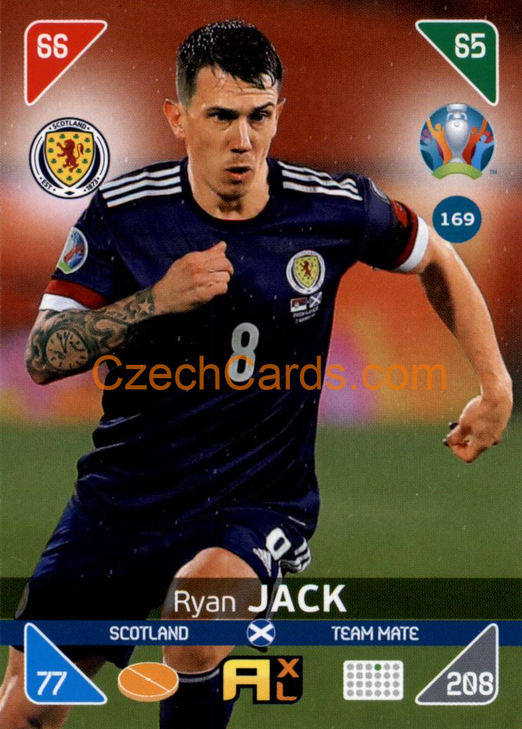 Ryan Jack 2020 Panini EURO Adrenalyn Kick Off #169