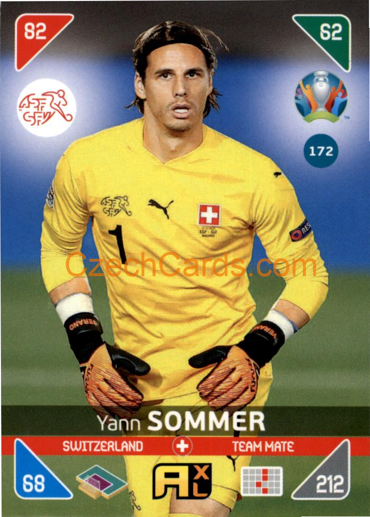 Yann Sommer 2020 Panini EURO Adrenalyn Kick Off #172