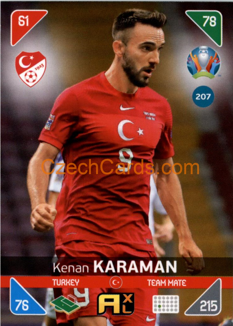 Kenan Karaman 2020 Panini EURO Adrenalyn Kick Off #207