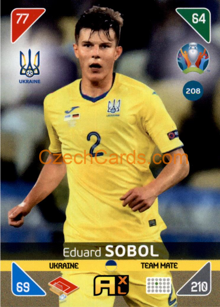 Eduard Sobol 2020 Panini EURO Adrenalyn Kick Off #208