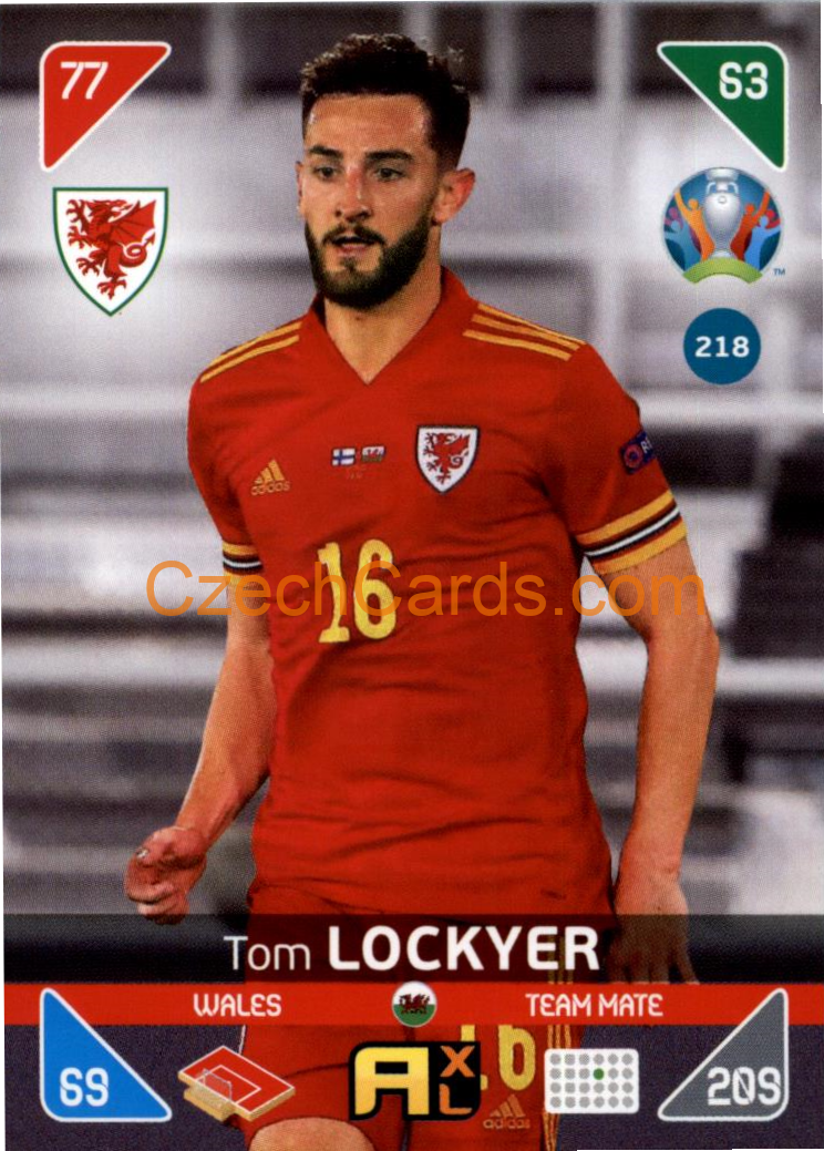 Tom Lockyer 2020 Panini EURO Adrenalyn Kick Off #218