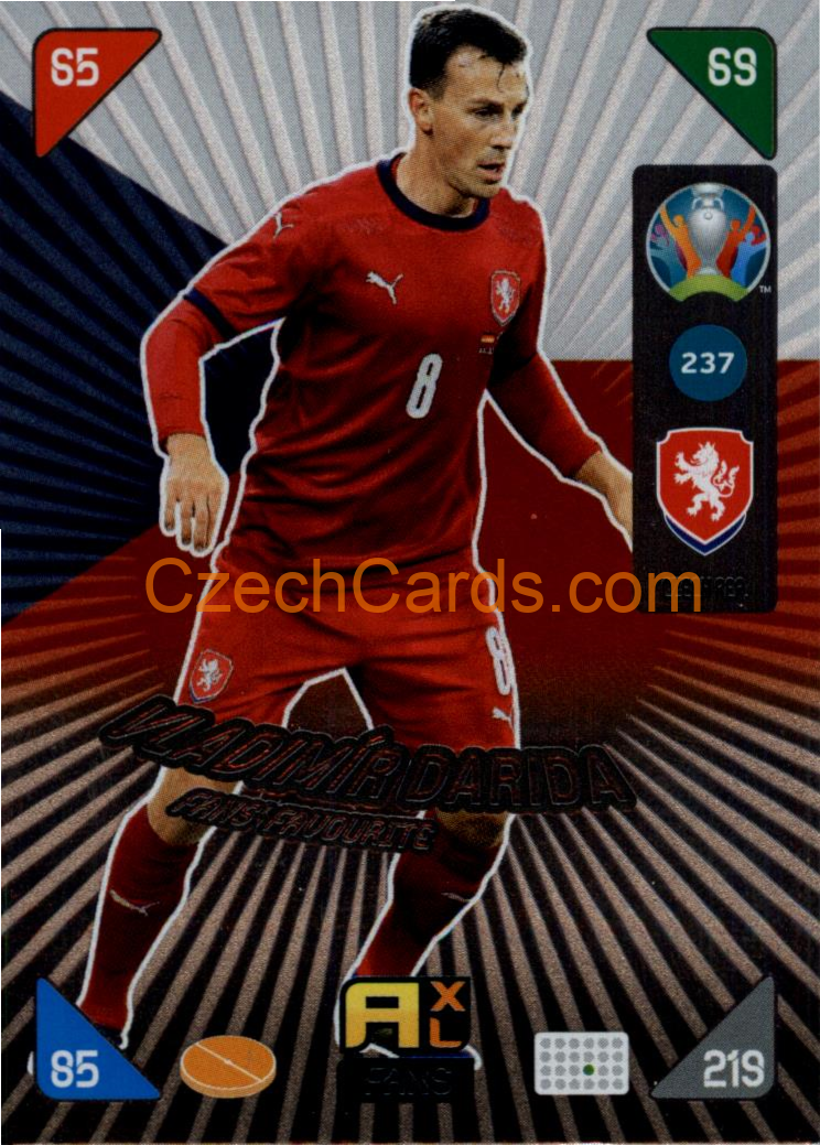 Vladimir Darida 2020 Panini EURO Adrenalyn Kick Off FANS #237