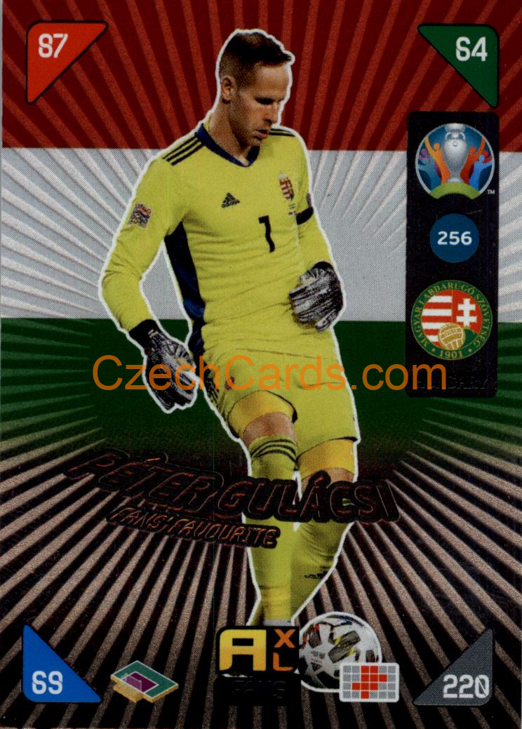 Péter Gulácsi 2020 Panini EURO Adrenalyn Kick Off FANS #256