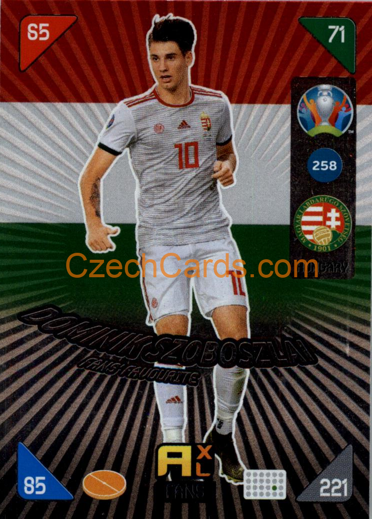 Dominik Szoboszlai 2020 Panini EURO Adrenalyn Kick Off FANS #258