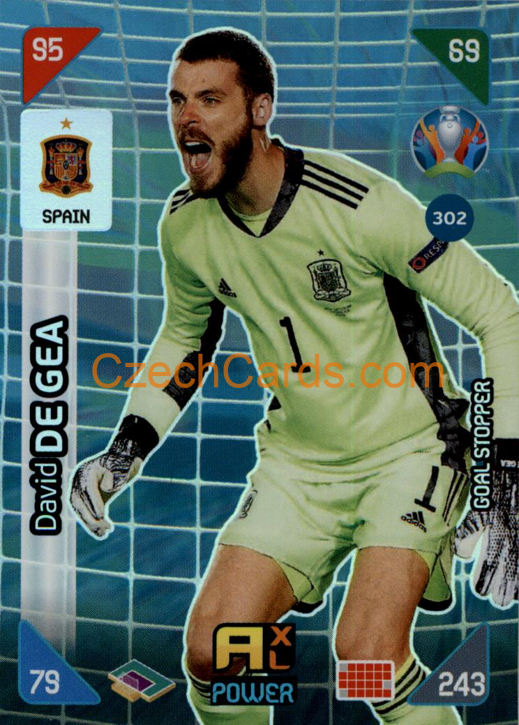 David de Gea 2020 Panini EURO Adrenalyn Kick Off POWER  #302