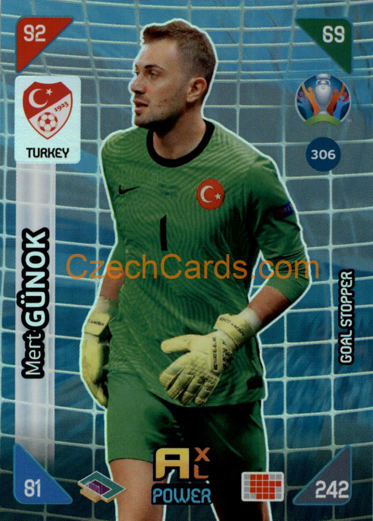 Mert Günok 2020 Panini EURO Adrenalyn Kick Off POWER  #306