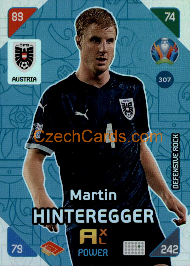 Martin Hinteregger 2020 Panini EURO Adrenalyn Kick Off POWER  #307