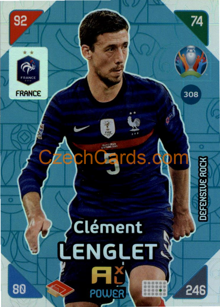 Clément Lenglet 2020 Panini EURO Adrenalyn Kick Off POWER  #308