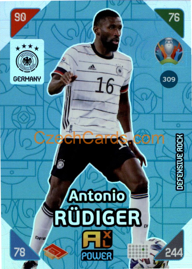 Antonio Rüdiger 2020 Panini EURO Adrenalyn Kick Off POWER  #309