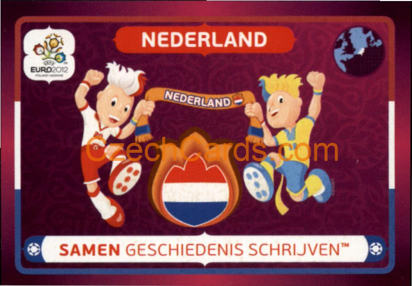 Samen Geschiedenis Schrijven 2012 Panini EURO sticker #34