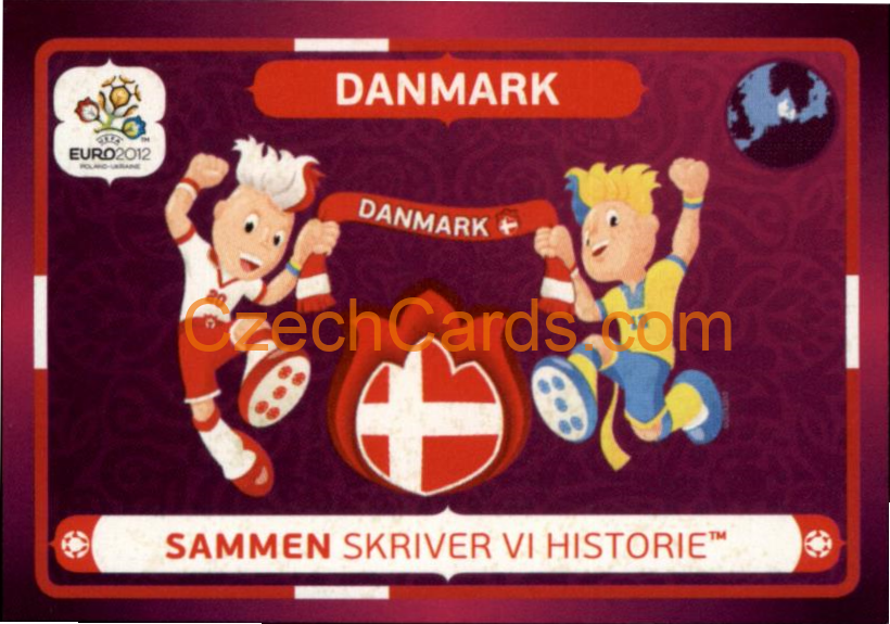 Sammen skriver vi historie 2012 Panini EURO sticker #35