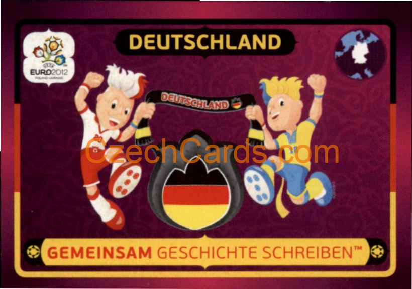 Gemeinsam Geschichte Schreiben 2012 Panini EURO sticker #36