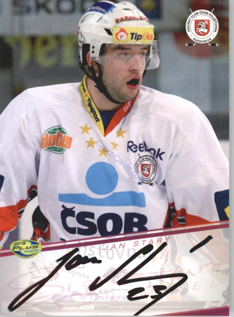 Jan Starý OFS 2011-12 Signature Red #sign52