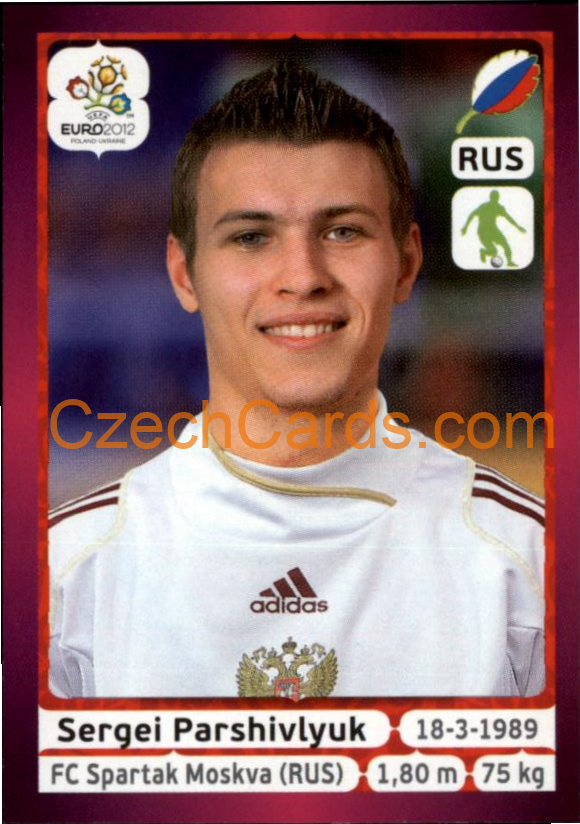 Sergei Parshivlyuk 2012 Panini EURO sticker #120